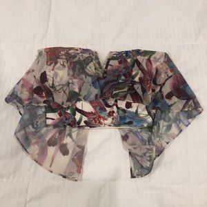 Bebe underwire sweetheart bustier strapless top